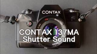 CONTAX コンタックス 137ＭＡ シャッター・ワインダ―動作 [upl. by Navada812]