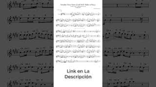 Sendas Dios Hará Tutorial PDF Notas Saxofón Saxophone Sheet Music partituraparasax [upl. by Luby714]