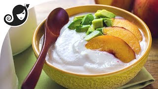 Homemade Soy Yogurt recipe without Yogurt Maker  Dairyfree Yogurt recipe  Vegan Yogurt recipe [upl. by Reid63]