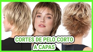 CORTES DE PELO CORTO A CAPAS para MUJER  cortes de cabello corto a capas para señoras [upl. by Sedberry2]