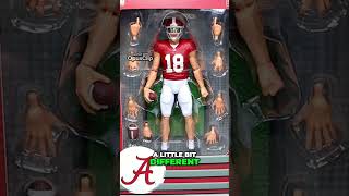 Ultimate Alabama Football Action Figure Review Collegiate Legends [upl. by Iniffit489]