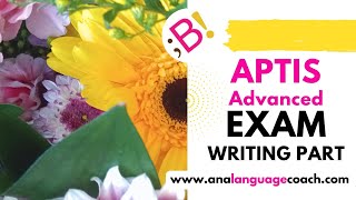 🌸🐝 APTIS ADVANCED  Writing Exam 1 [upl. by Winton]