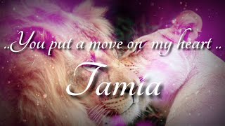 Tamia  You put a move on my heart lyric video [upl. by Dorcy868]