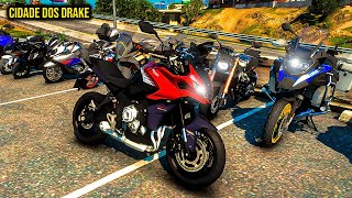 CIDADE DOS DRAKE 👺🚀 TODAS MINHAS MOTOS  GTA 5 RP [upl. by Berard]