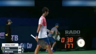 Thomaz Bellucci vs Cem Ilkel Highlights MOSCOW 2016 [upl. by Dannye924]