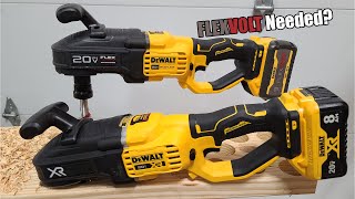 The Best Battery For The New DEWALT Stud And Joist Power Detect VS FLEXVOLT Advantage Drills [upl. by Ialokin]