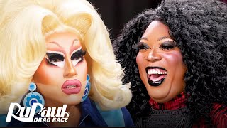 The Pit Stop S16 E03 🏁 Trixie Mattel amp BeBe Zahara Benet C’est Bon  RuPaul’s Drag Race S16 [upl. by Munn]