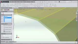 SolidWorks Tutorial  Bent Lofted Bends [upl. by Assenyl677]