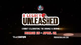 A Legacy Unleashed Exhibit celebrates history of Cleveland Browns [upl. by Cyrille]