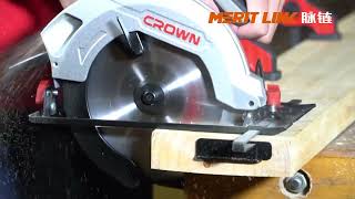 CROWN Professional Circular Saw 2000W 235mm 4590° 6085mm CT15210235 tools [upl. by Ennoitna687]