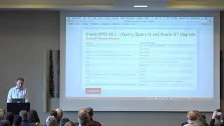 Recorded Oracle JET in Oracle APEX 181 [upl. by Konikow]