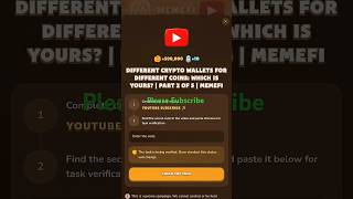 Different Crypto Wallets for Different Coins Which Is Yours  Part 2 of 5  MemeFi [upl. by Oicanata]