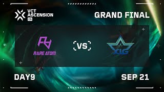 RA vs XLG  Grand Final  Day 9  VCT Ascension CN [upl. by Annadiane]