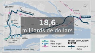 Projet structurant de lEst une facture projetée de 186 milliards [upl. by Harrie]