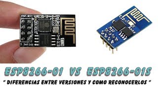 ESP8266 01S vs ESP826601 nueva version de la placa ESP8266 [upl. by Batruk981]