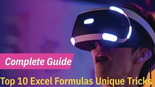 Top 10 formulas advance Excel for office users excelformula tricks msexcel exceltech excel yt [upl. by Ellennahc]