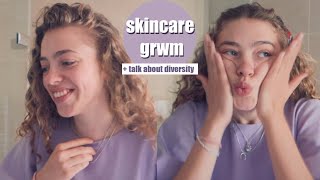 skincare grwm and talk about diversity  inclusion 👏  Rebel Ideas by Matthew Syed [upl. by Natelson]