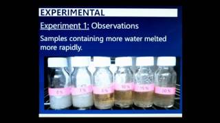 Sodium Acetate Trihydrate Melting Behaviour and Supercooled Stability [upl. by Yelehsa]