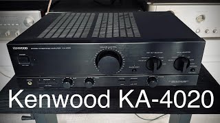 Kenwood KA4020 stereo integrated amplifier [upl. by Dani409]