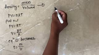 11 An ideal gas has pressure P volume V and absolute temperature T If m is the mass [upl. by Arok]