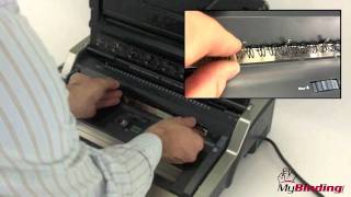 Fellowes Galaxy E Wire Binding Machine Demo Video [upl. by Dygall377]