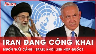 Đáp trả đòn không kích Iran kêu gọi cấm vận vũ khí và loại Israel khỏi Liên Hợp Quốc [upl. by Saref]