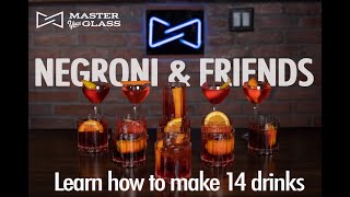 14 Negroni Variations How To  Master Your Glass [upl. by Hirz]