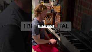 1 bpm tutorial djandadam piano musicmemes musician musichumor music [upl. by Tommy]