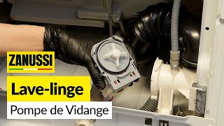 Comment Remplacer la Pompe de Vidange dune Machine à Laver Zanussi [upl. by Tegirb]