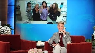 Ellen Surprises a Viewer Live at Work [upl. by Aimaj]