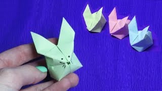 Konijntjehaas vouwen  Origami met uitleg [upl. by Ettelocin872]