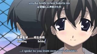 School Days Opening  Inosento buruu Japanese  English Lyrics [upl. by Arvy]