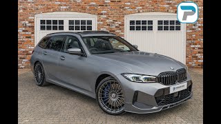 202323 ALPINA B3 TOURING 30 BITURBO ALL WHEEL DRIVE IN FROZEN GREY WITH BLACK VERNASCA LEATHER [upl. by Cutcheon]