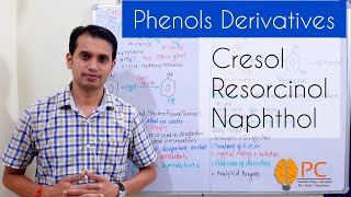 Phenols Part 6 Structure and Uses of Cresol Resorcinol and Naphthol [upl. by Adabel]