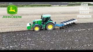 JOHN DEERE 6250R PREMIUM PLOUGHING [upl. by Claiborn]