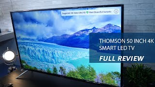 Thomson 50 inch 4K Smart LED TV  Review Specs and Price [upl. by Llednyl]