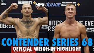 All Fighters Make Weight For Dana Whites Contender Series Season 8 Episode 2  DWCS 68 [upl. by Nosmoht]