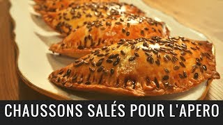 Recette facile de Chaussons salés apérodînatoire  Tout le monde peut le faire [upl. by Esyli239]