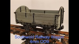 Southwold Railway Curve Ended Wagon  Brooks 3D Models  4mm OO9 Narrow Gauge [upl. by Cj]