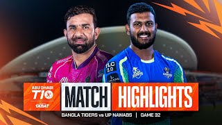 2024 Abu Dhabi T10 I Match 32 Highlights Bangla Tigers vs UP Nawabs  Season 8 [upl. by Atterual]