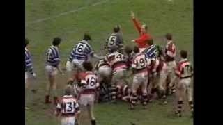 Pontypool RFC v Bridgend 1983 Semi Final Welsh Rugby Schweppes Cup [upl. by Lachman]