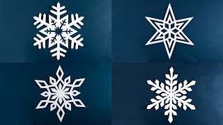 Amazing Snowflakes  How to make snowflakes out of paper [upl. by Kramlich]