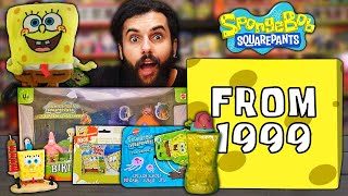 Unboxing Vintage Spongebob Mystery Box From 1999 [upl. by Phio]