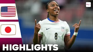 United States vs Japan  Highlights  SheBelieves Cup 06042024 [upl. by Olivie]