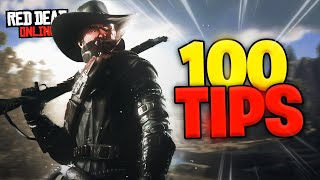 100 Tips To Dominate Red Dead Online [upl. by Neeluj]