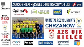 Unimetal Recycling MTS Chrzanów vs AZS UJK Kielce 061121 [upl. by Aizan]