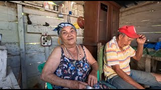 Visitando a AMANTINA la mujer más feliz JARABACOA y a Juana que tiene 108 años en el CAMPO [upl. by Craddock]