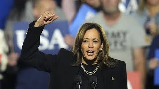 Kamala Harris has positive week as voters head to the polls [upl. by Einnos402]