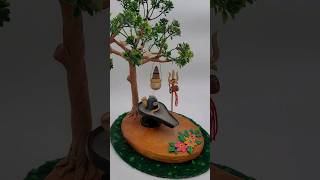 🔱DIY Clay smoke fountain Shivling shorts shivratrispecial shivling [upl. by Ahsauqal]