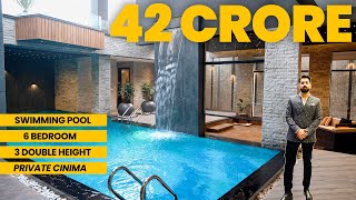 Inside a 42 Crore Fully Automated 2 Kanal Villa with Swimining Pool in DHA Lahore l Syed Brother [upl. by Ssirk]